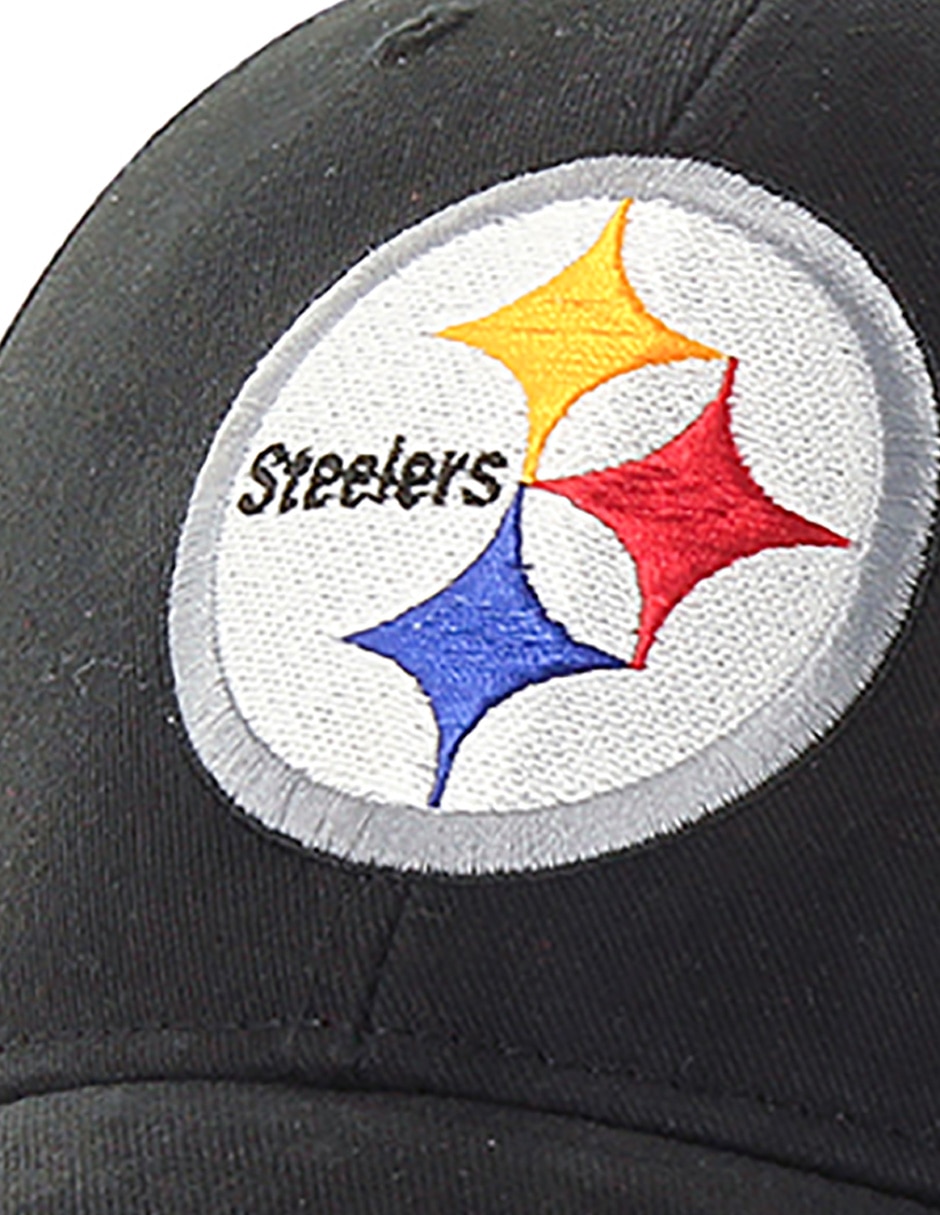 Gorra visera curva velcro casual Pittsburgh Steelers para hombre