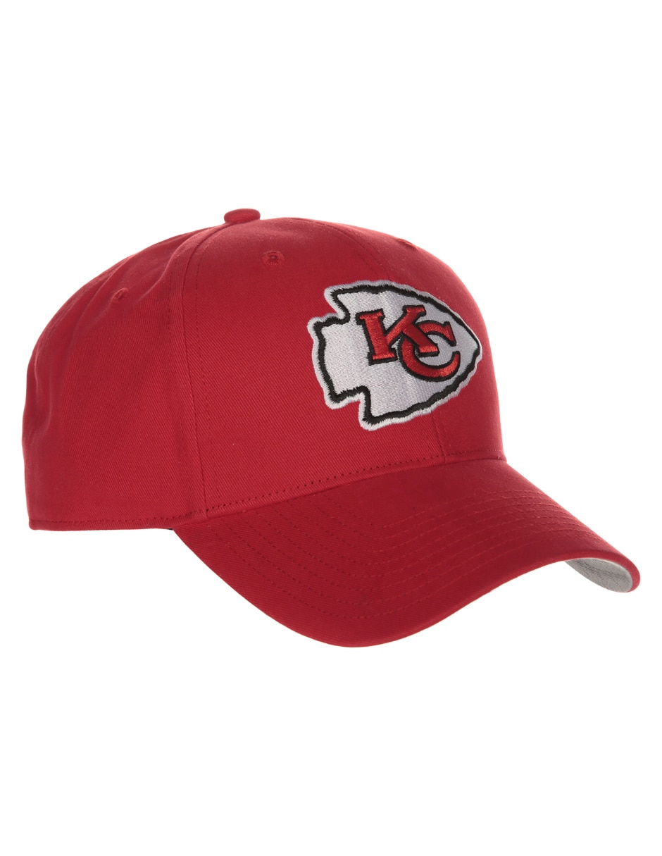 Gorra visera curva velcro casual Kansas City Chiefs para hombre