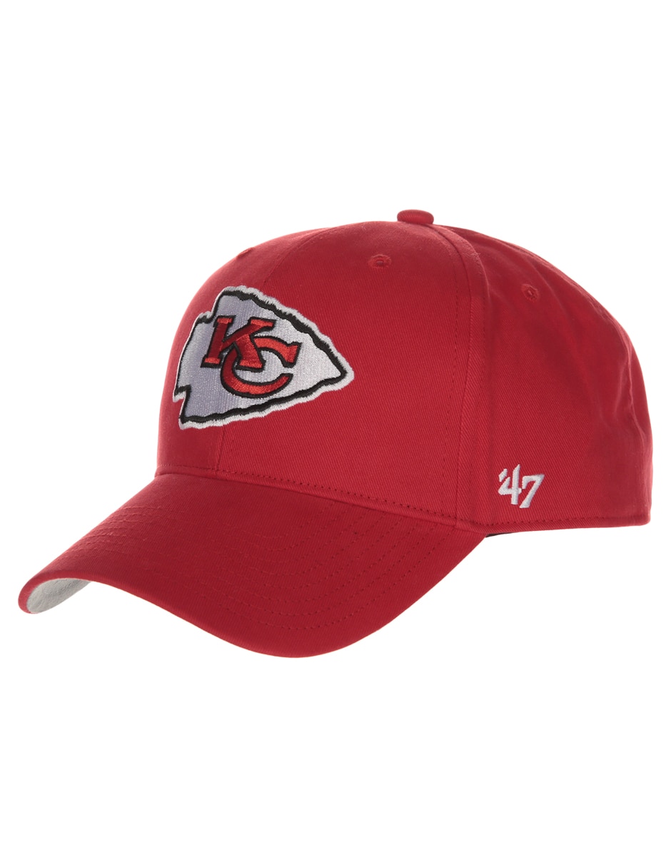 Gorra visera curva velcro casual Kansas City Chiefs para hombre
