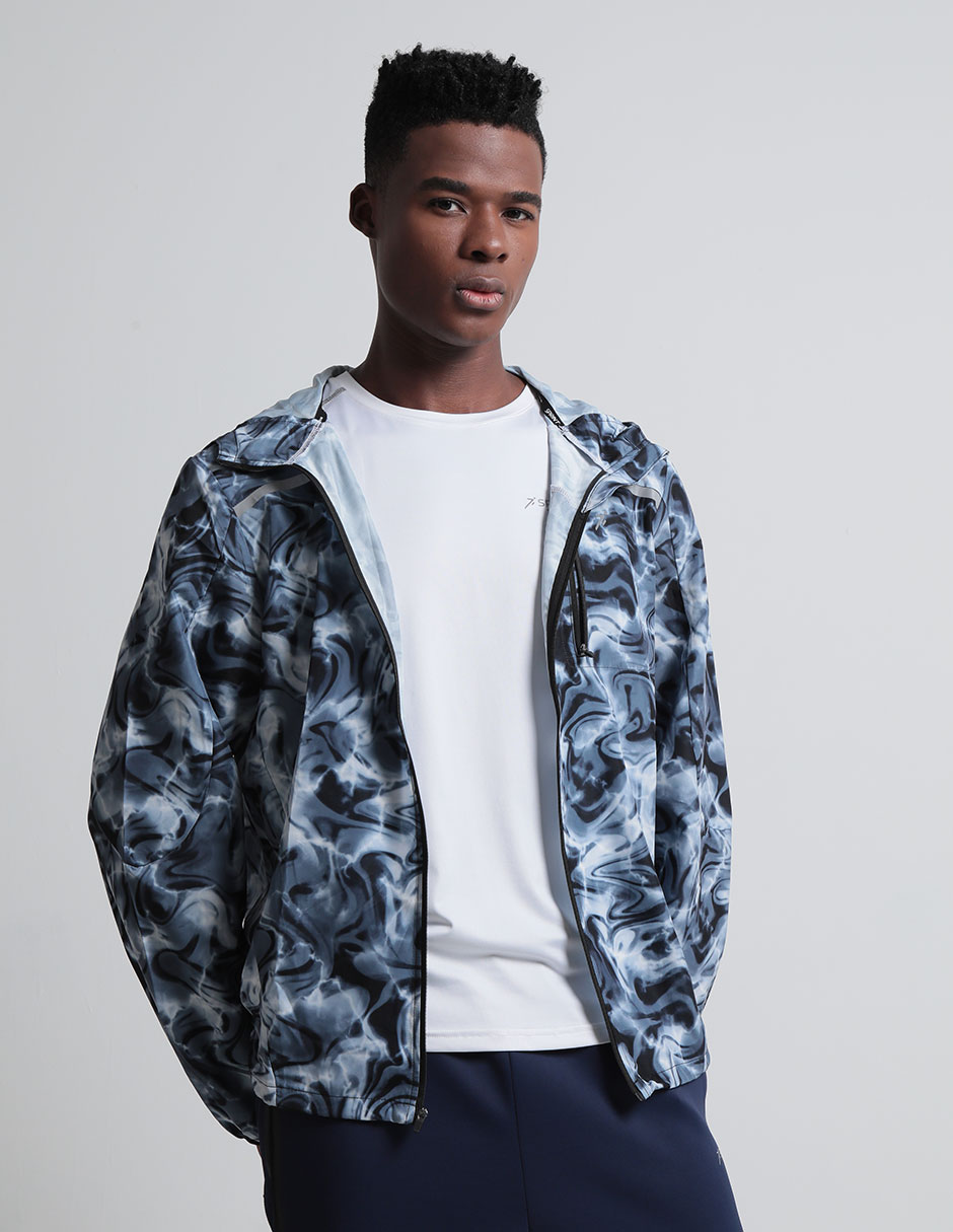 Chamarra casual con capucha para hombre Chamarra casual con capucha para hombre