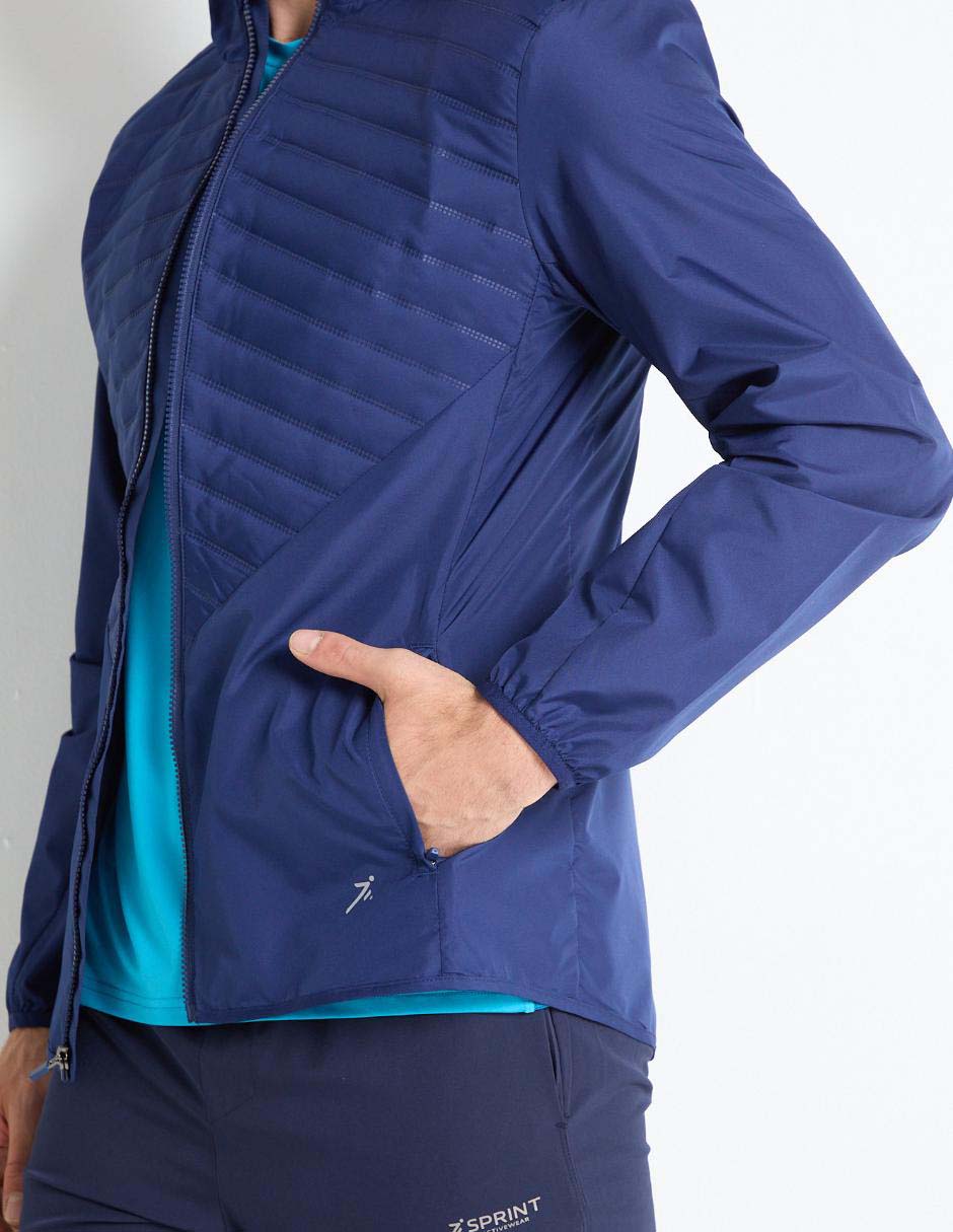 Chamarra cazadora Sprint con bolsas para hombre