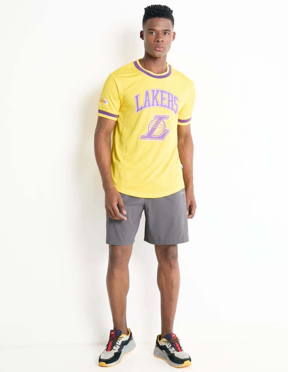 Playera deportiva para básquetbol Los Angeles Lakers de hombre 3