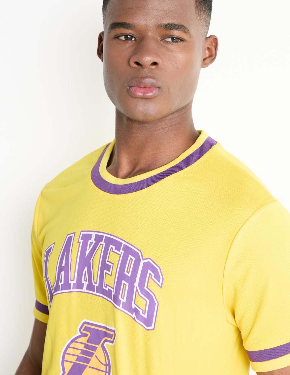 Playera deportiva para básquetbol Los Angeles Lakers de hombre 2