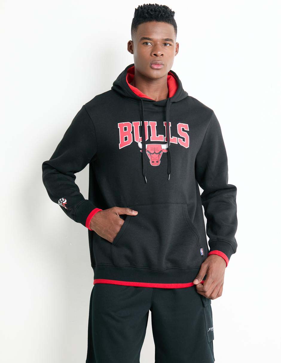 Sudadera NBA con capucha y bolsa Chicago Bulls para hombre
