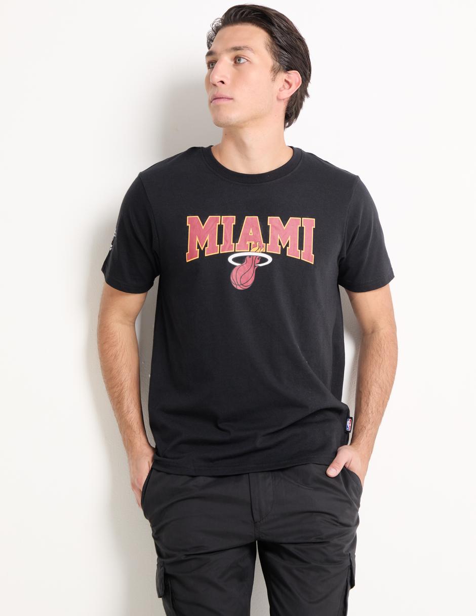 Playera deportiva para básquetbol Miami Heats de hombre Playera deportiva para básquetbol Miami Heats de hombre