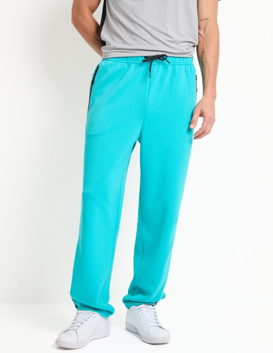 Pants regular con jareta para hombre