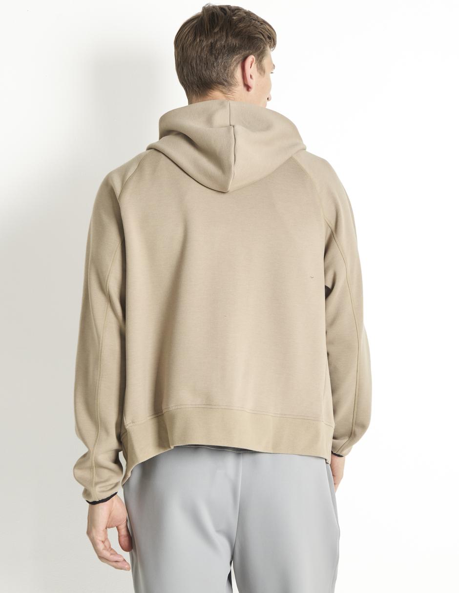 Sudadera casual con capucha y bolsa para hombre 4