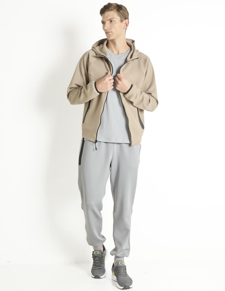 Sudadera casual con capucha y bolsa para hombre 3