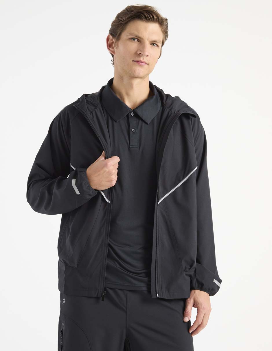 Chamarra casual con bolsillos para hombre