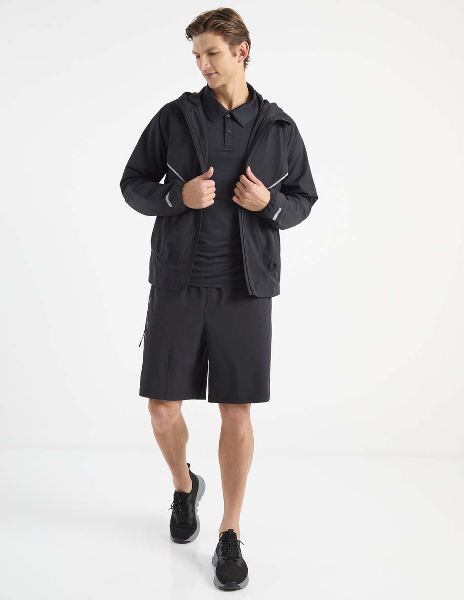 Chamarra casual con bolsillos para hombre