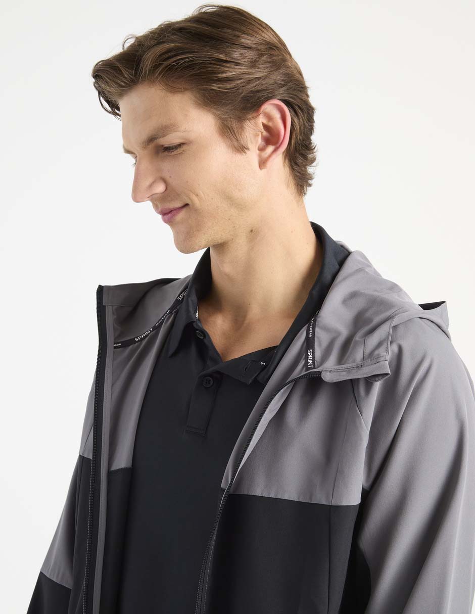Chamarra casual con bolsillos para hombre