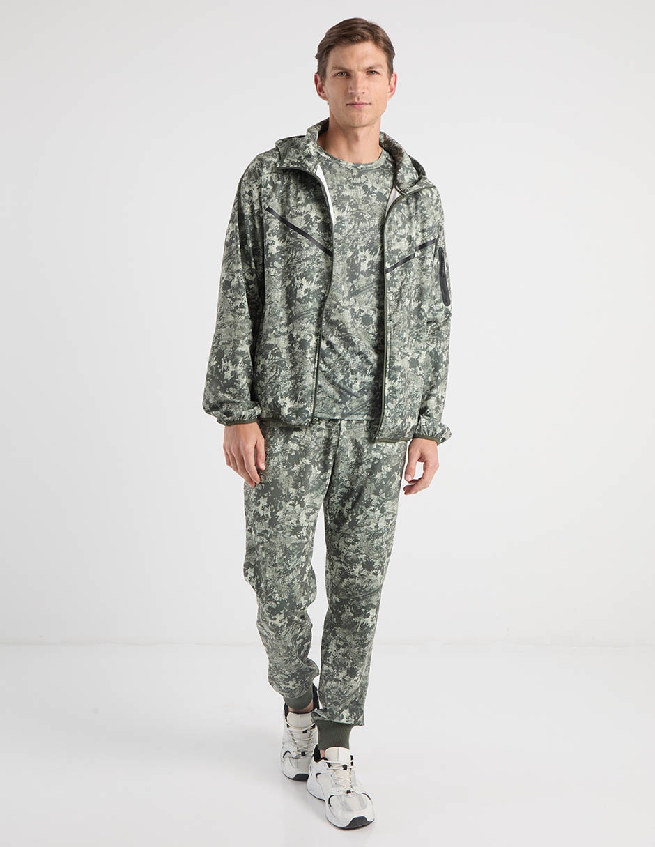 Sudadera casual con capucha y bolsillos para hombre 4