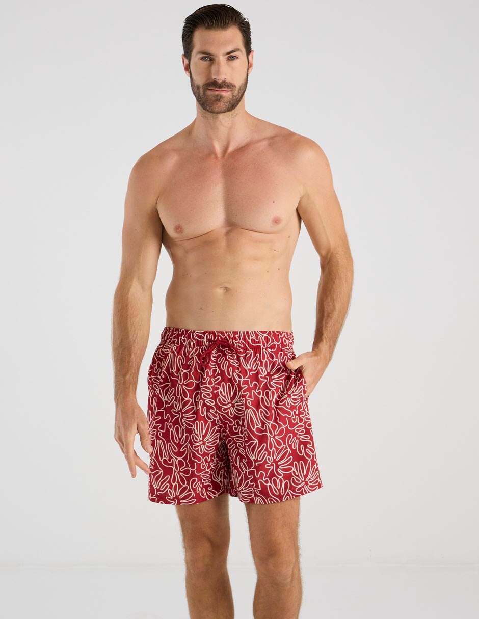 Traje de baño con bolsillos para hombre