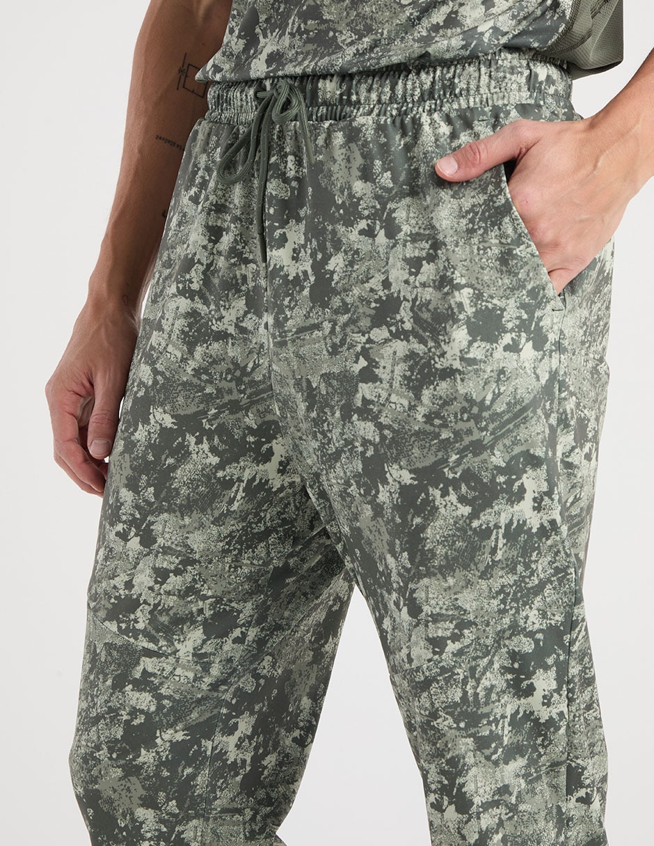 Pants straight con agujeta para hombre