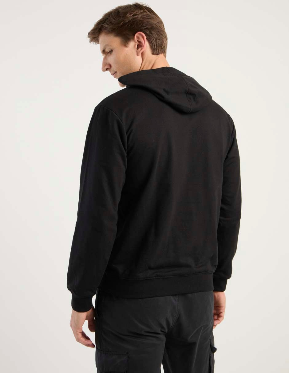 Sudadera casual con capucha y bolsa para hombre 4