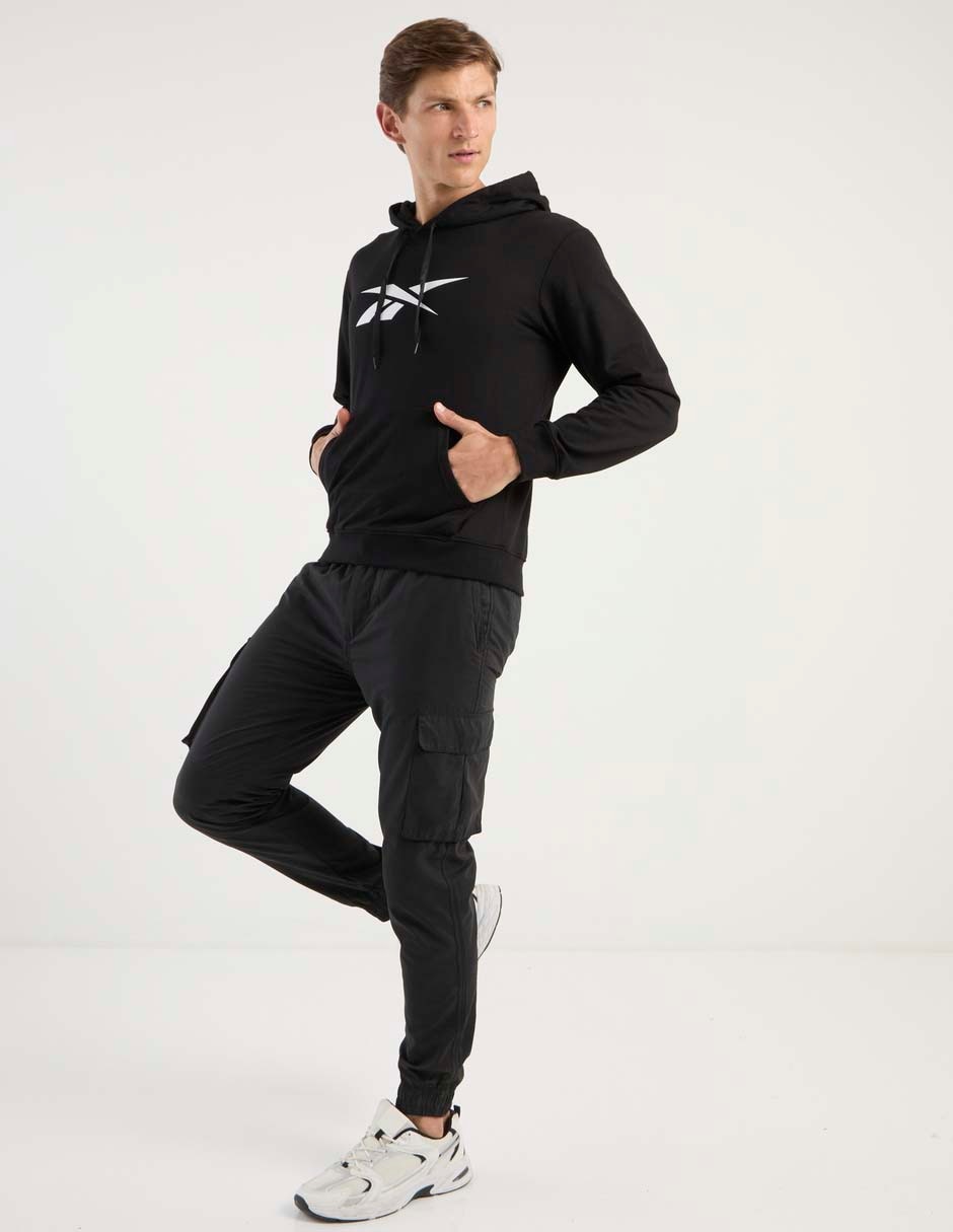 Sudadera casual con capucha y bolsa para hombre 3