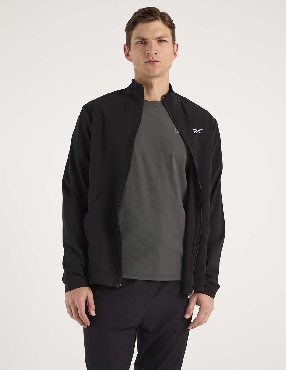 Chamarra para correr Reebok para hombre
