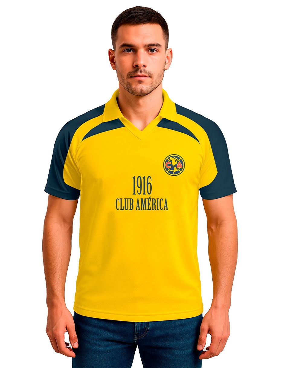 Playera deportiva para fútbol América Club América para hombre Playera deportiva para fútbol América Club América para hombre