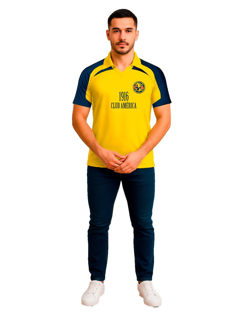 Playera deportiva para fútbol América Club América para hombre