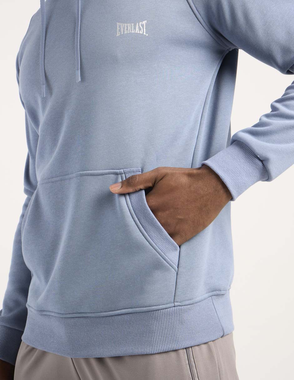 Sudadera casual con capucha y bolsa para hombre