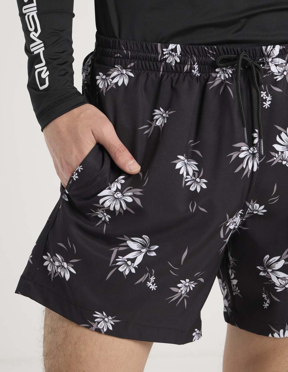 Traje de baño short con bolsillos para natación hombre