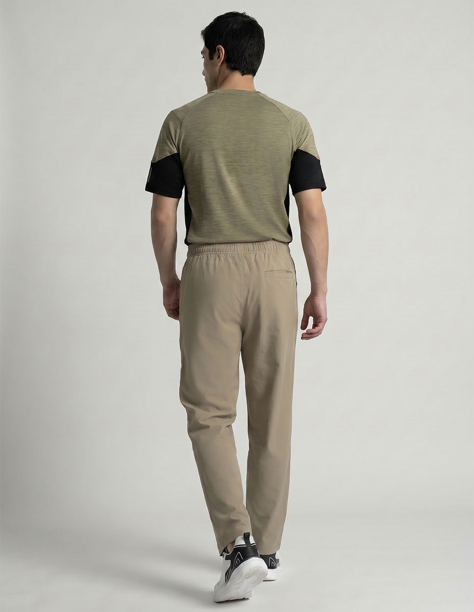 Pantalón jogger estampado liso para hombre 2