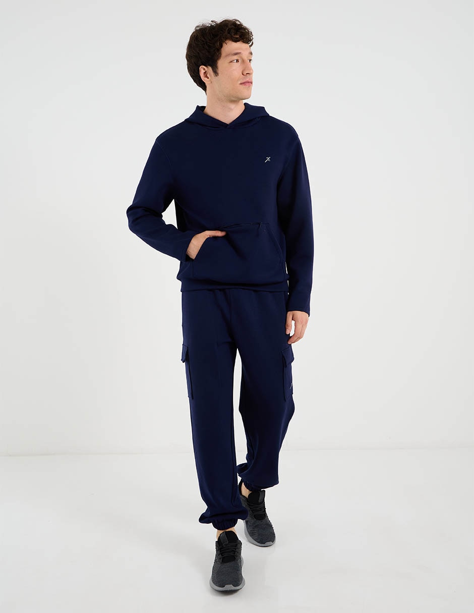 Sudadera para entrenamiento Sprint con capucha y bolsa para hombre