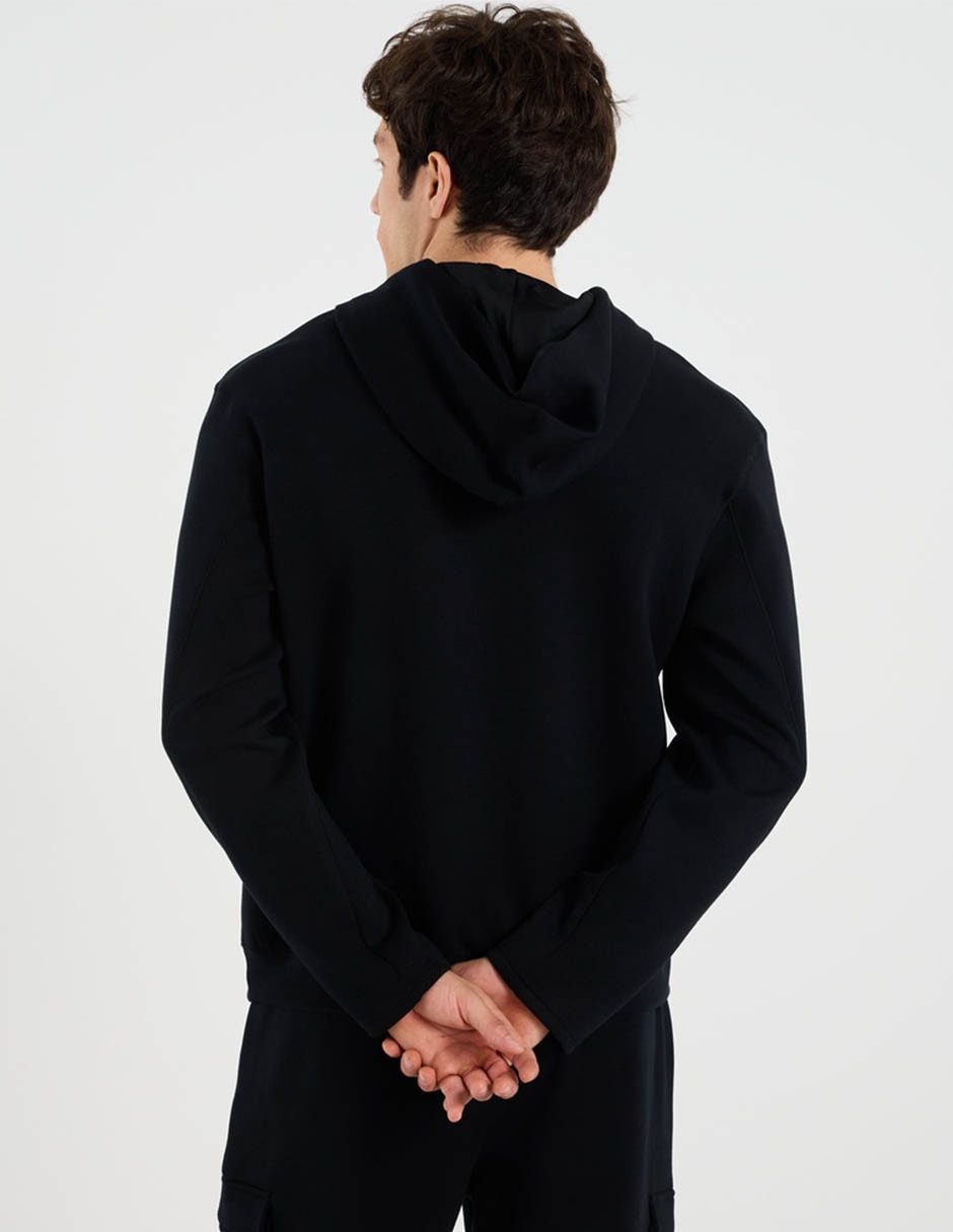 Sudadera para entrenamiento con capucha y bolsa para hombre 2