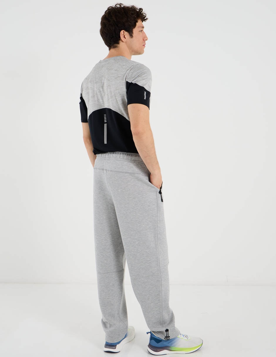 Pantalón jogger estampado liso para hombre 2