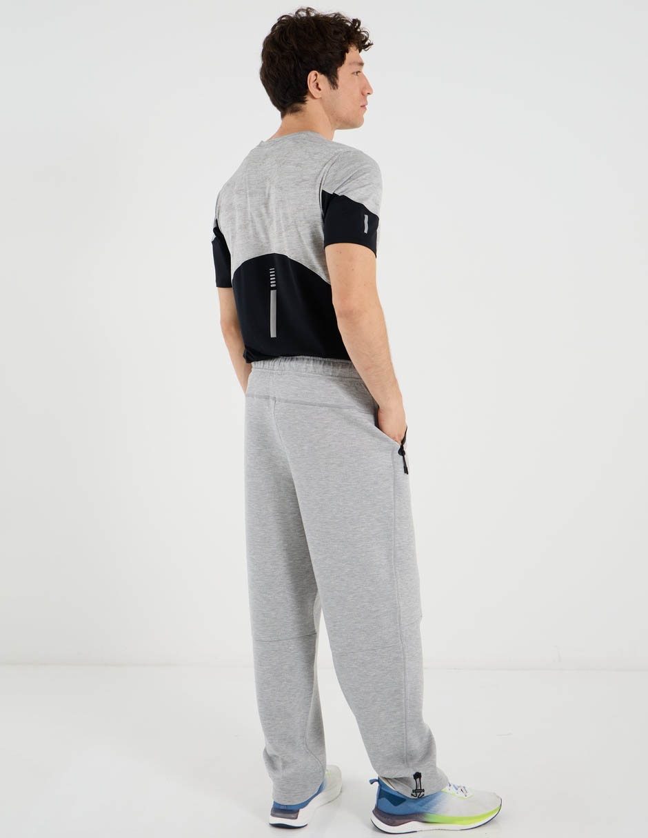 Pantalón jogger estampado liso para hombre 6