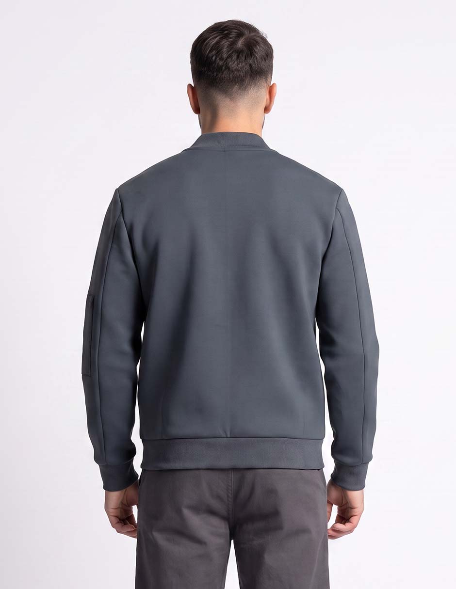 Sudadera casual con bolsillos para hombre 2