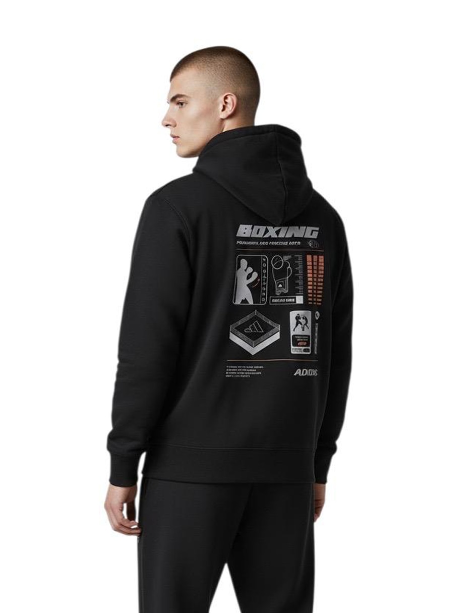 Sudadera para arte marcial Graphics con capucha y bolsa para hombre 3