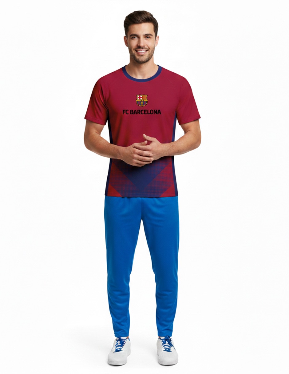 Playera deportiva para fútbol Club Barcelona de hombre 4