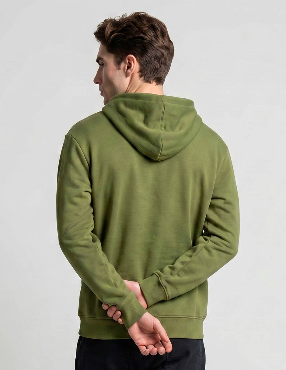 Sudadera con capucha y bolsa para hombre 2