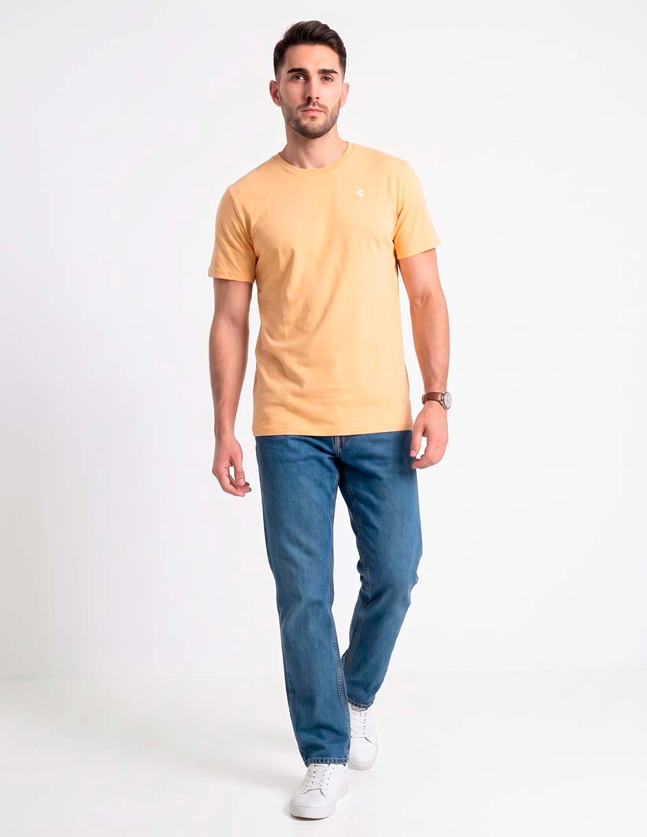 Playera contempo cuello redondo para hombre