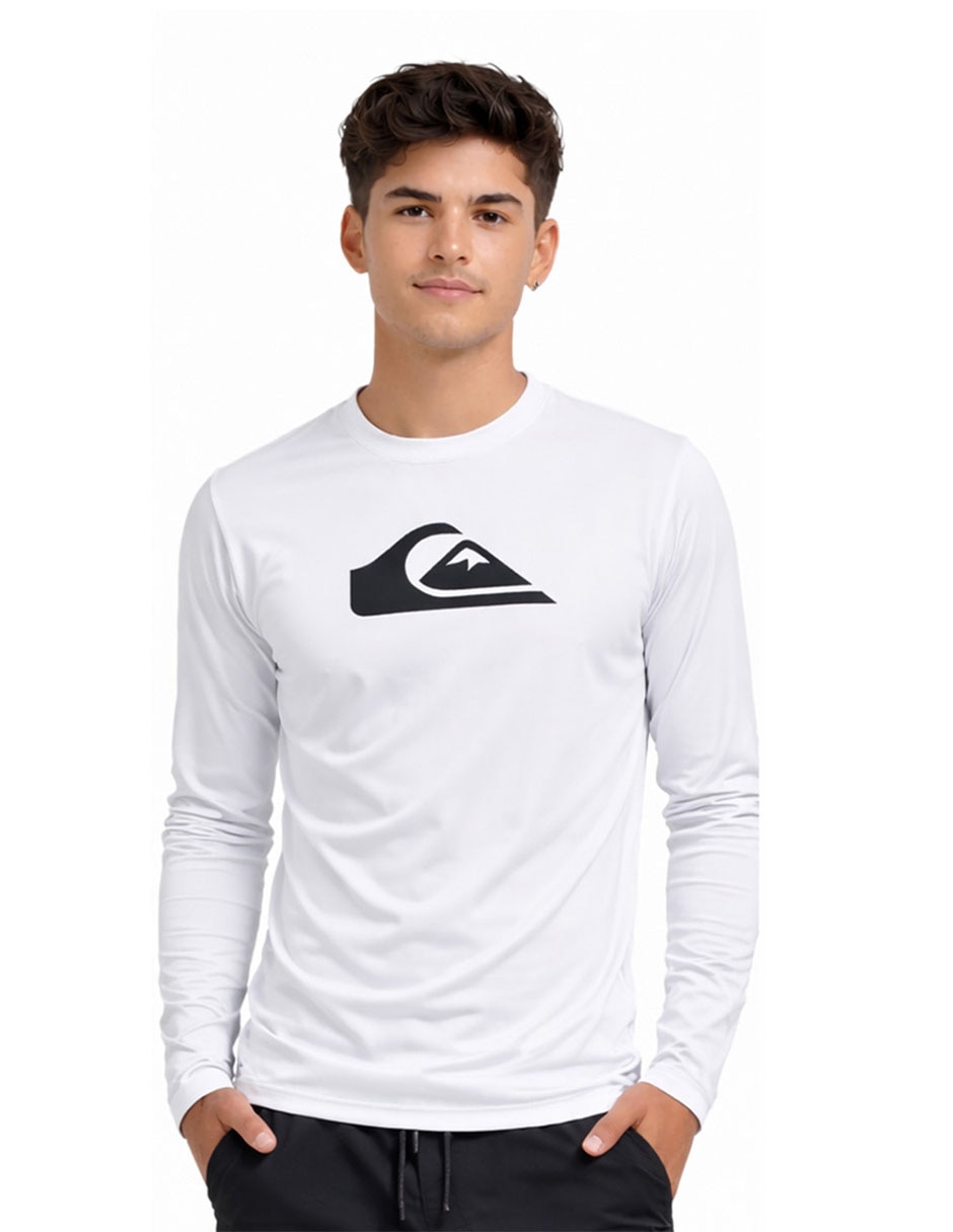 Playera deportiva para natación básica de hombre Playera deportiva para natación básica de hombre