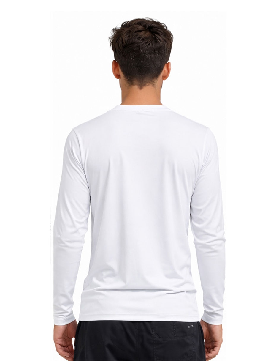 Playera deportiva para natación básica de hombre 2