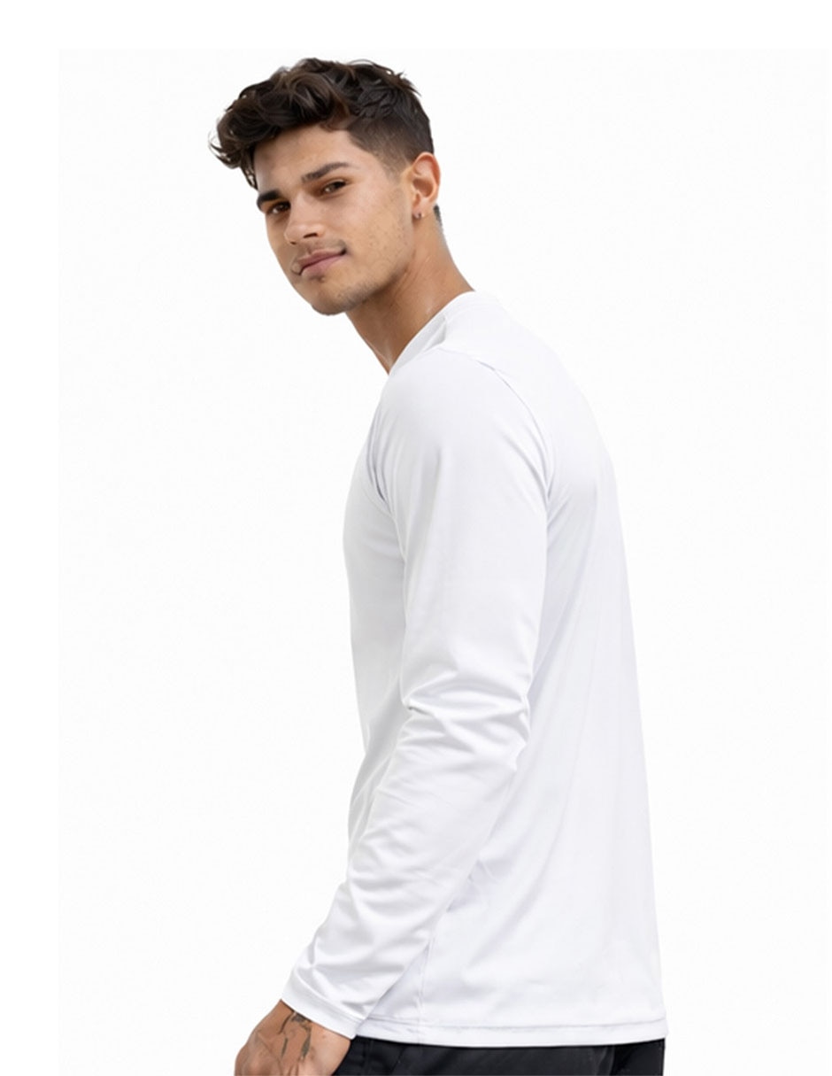 Playera deportiva para natación básica de hombre 3