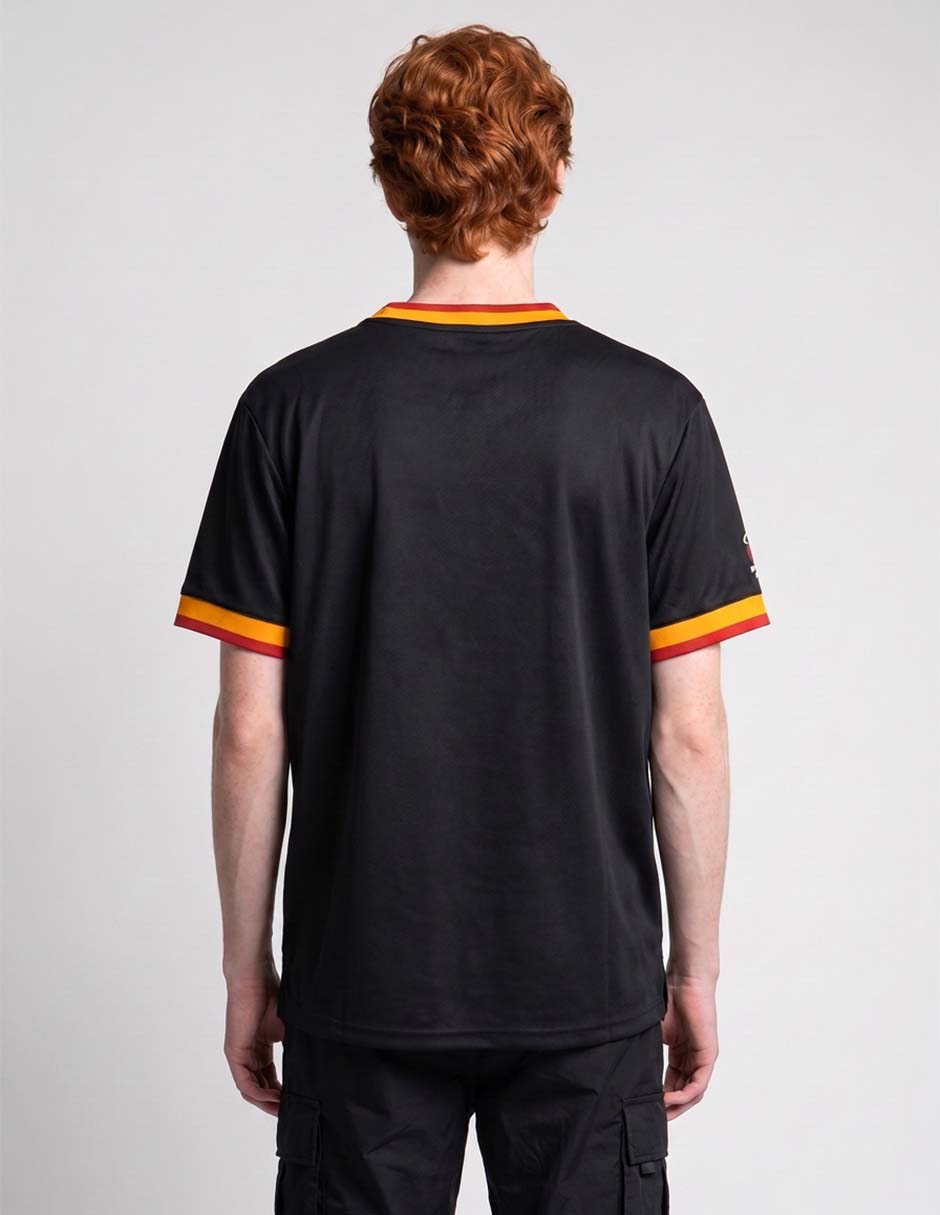 Playera deportiva para básquetbol miami heats de hombre 4