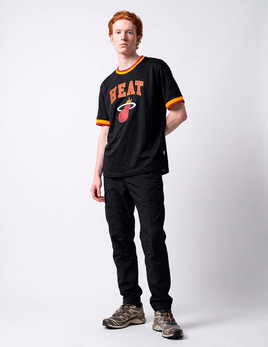 Playera deportiva para básquetbol miami heats de hombre 2