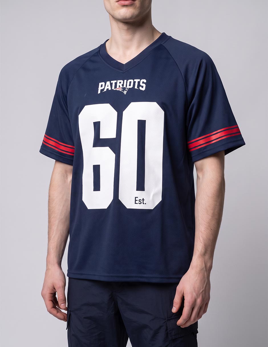 Playera deportiva para entrenamiento new england patriots de hombre