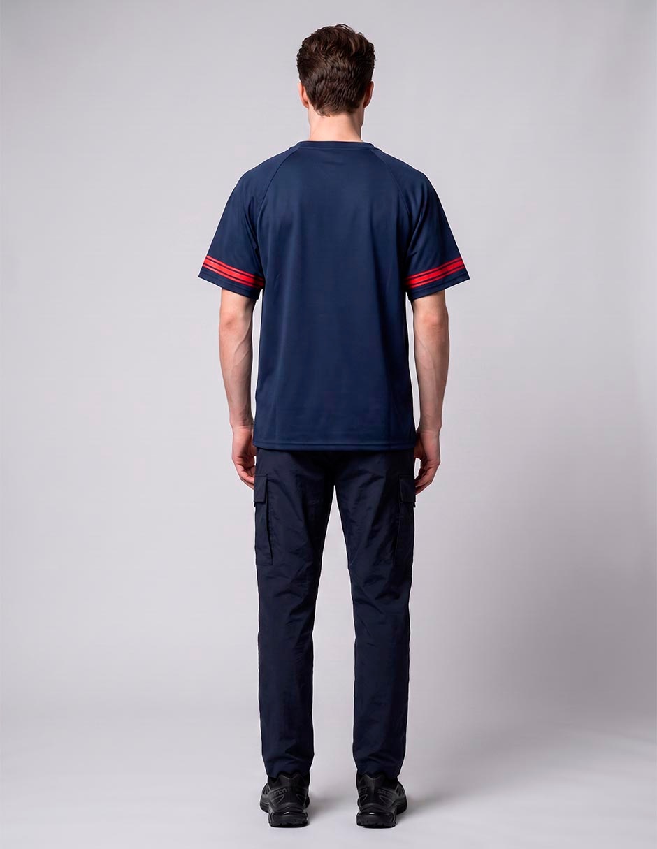 Playera deportiva para entrenamiento new england patriots de hombre