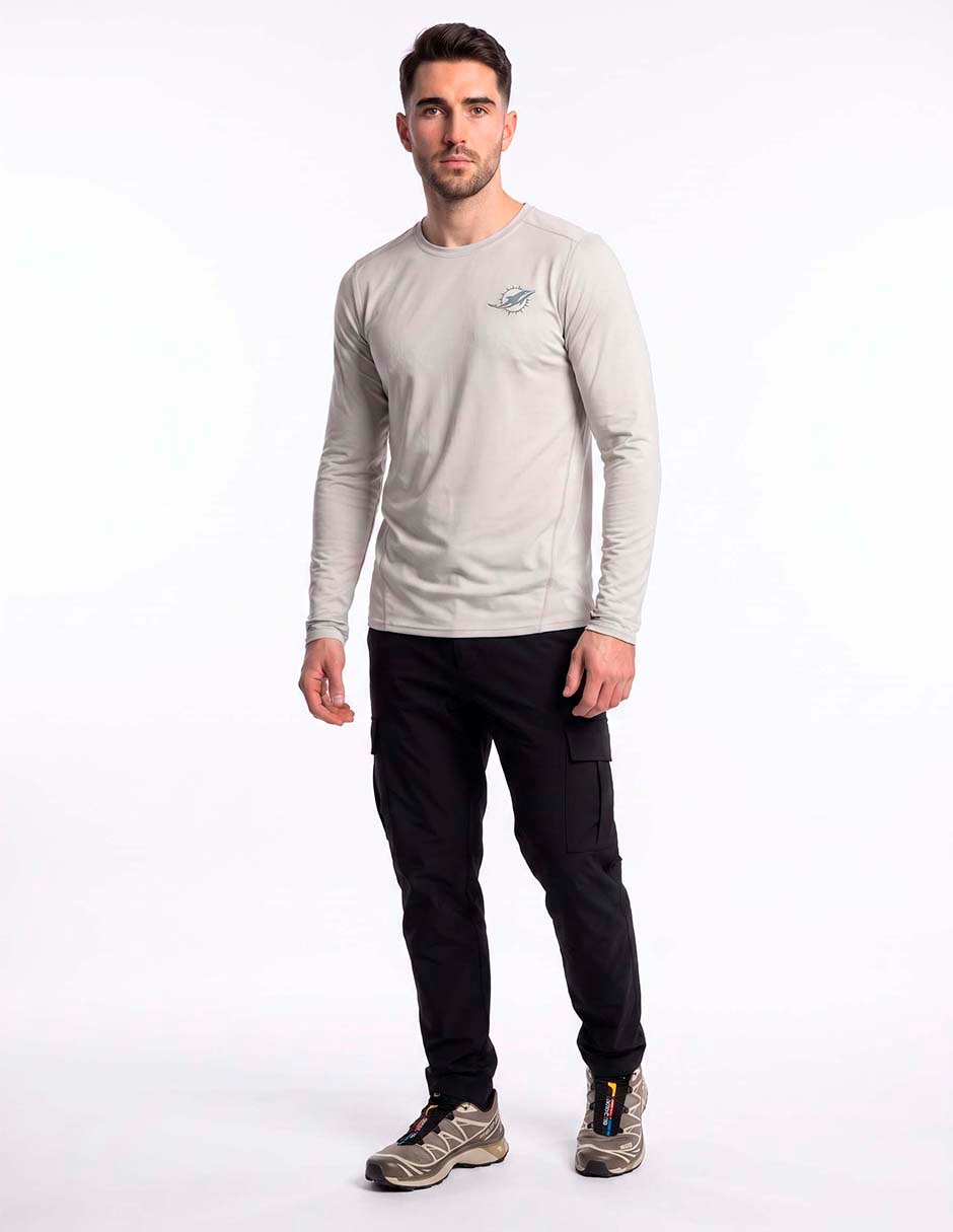 Playera deportiva para entrenamiento miami dolphins para hombre 3