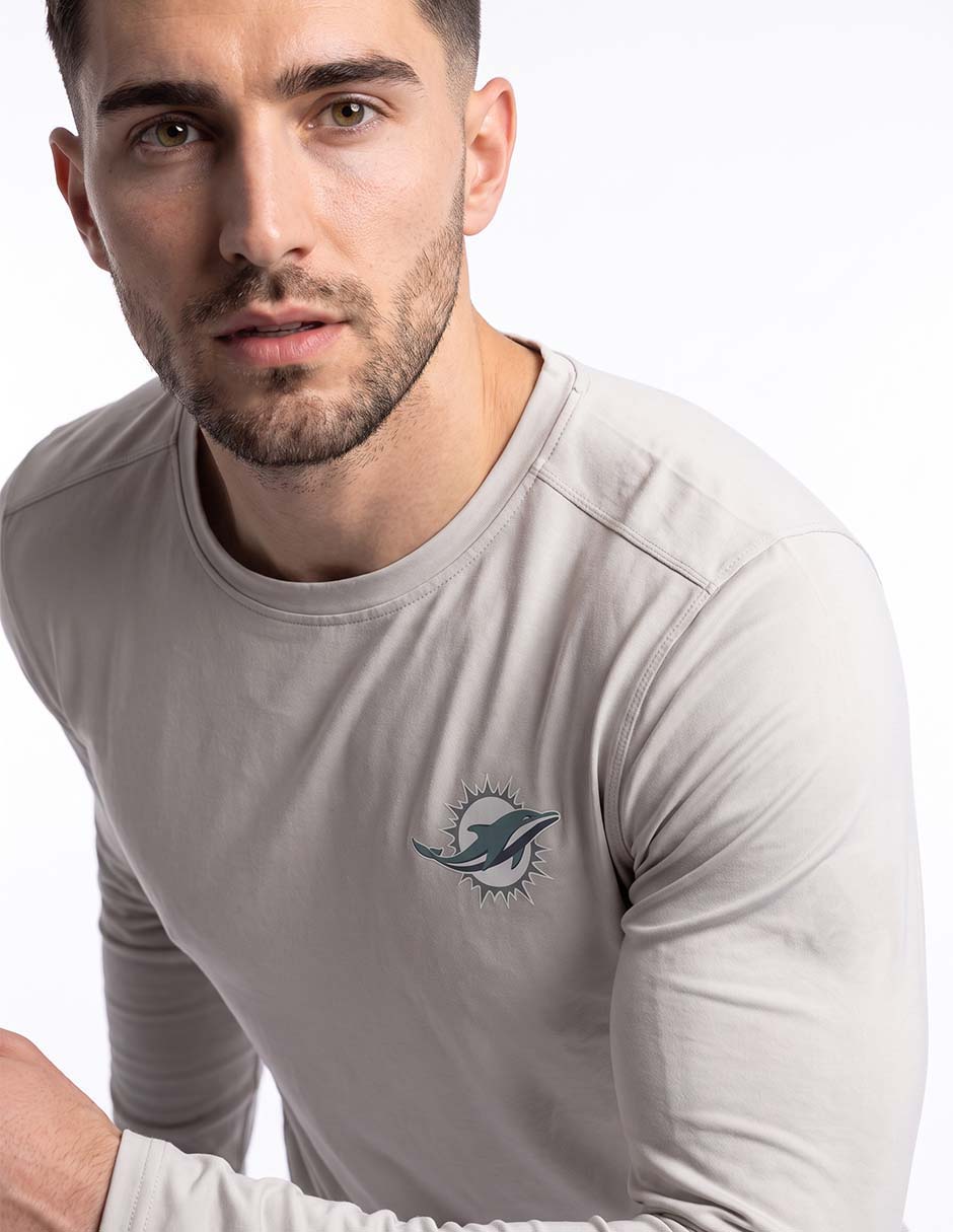 Playera deportiva para entrenamiento miami dolphins para hombre 2