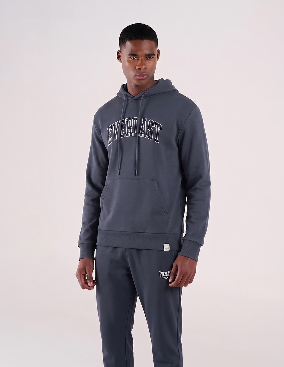 Sudadera para entrenamiento con capucha y bolsa para hombre