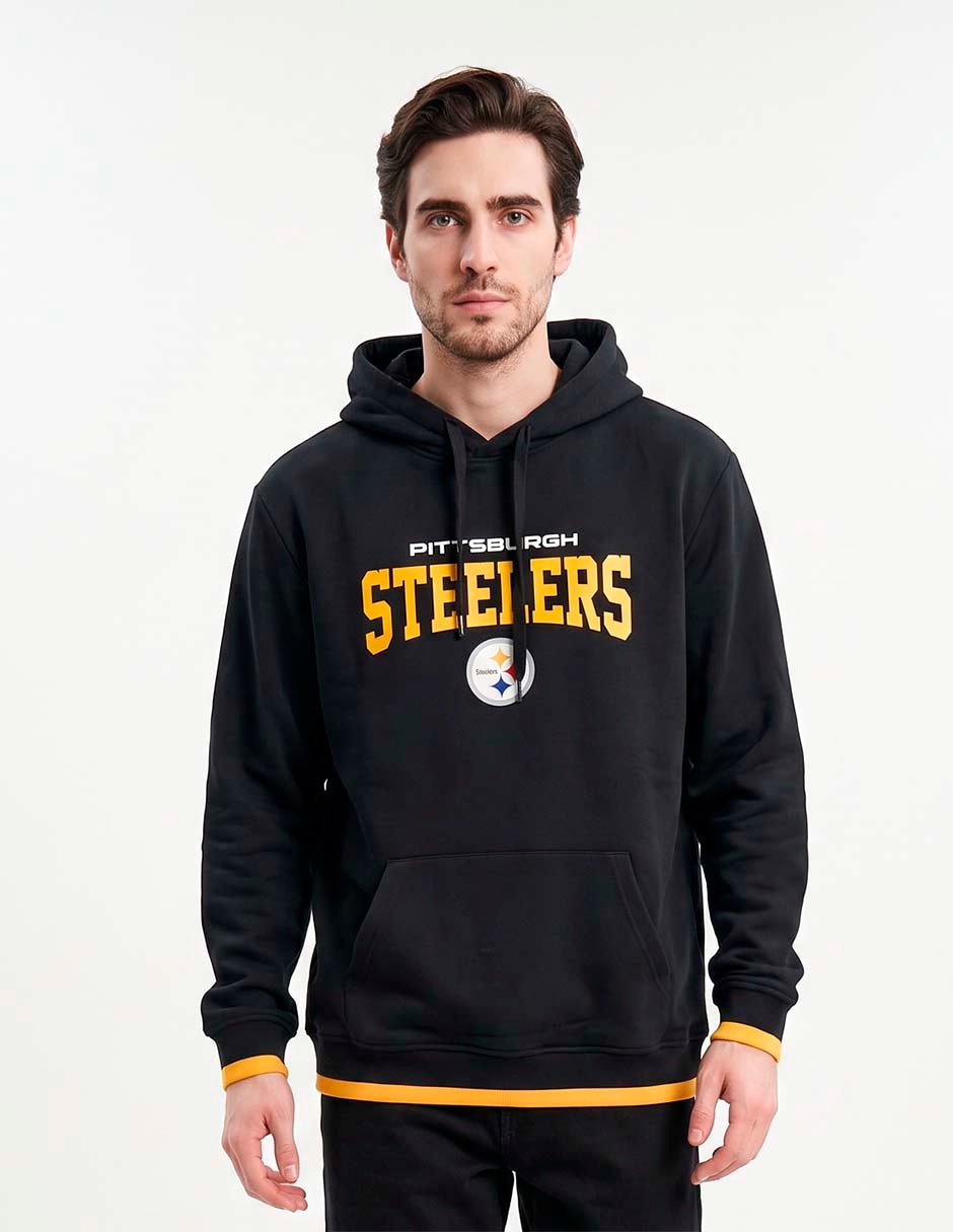 Sudadera para básquetbol con capucha y bolsa Pittsburgh Steelers para hombre Sudadera para básquetbol con capucha y bolsa Pittsburgh Steelers para hombre