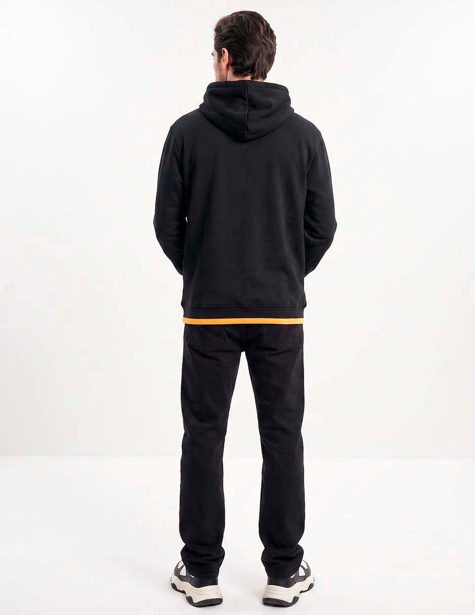 Sudadera para básquetbol con capucha y bolsa Pittsburgh Steelers para hombre 4