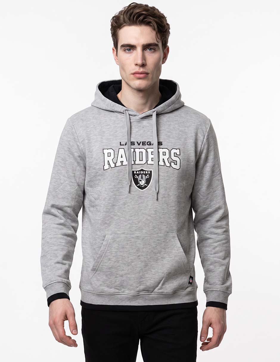 Sudadera con capucha y bolsa las vegas raiders para hombre