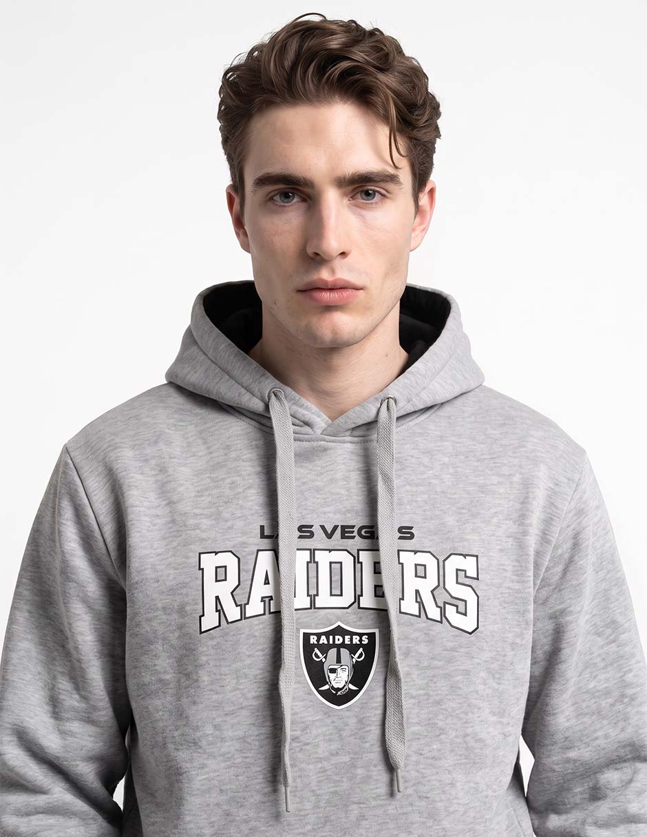 Sudadera con capucha y bolsa las vegas raiders para hombre 2