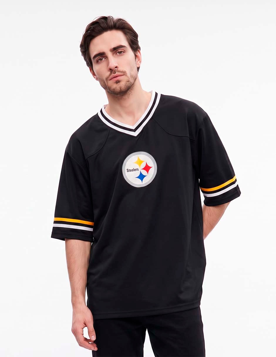 Playera deportiva para entrenamiento pittsburgh steelers de hombre